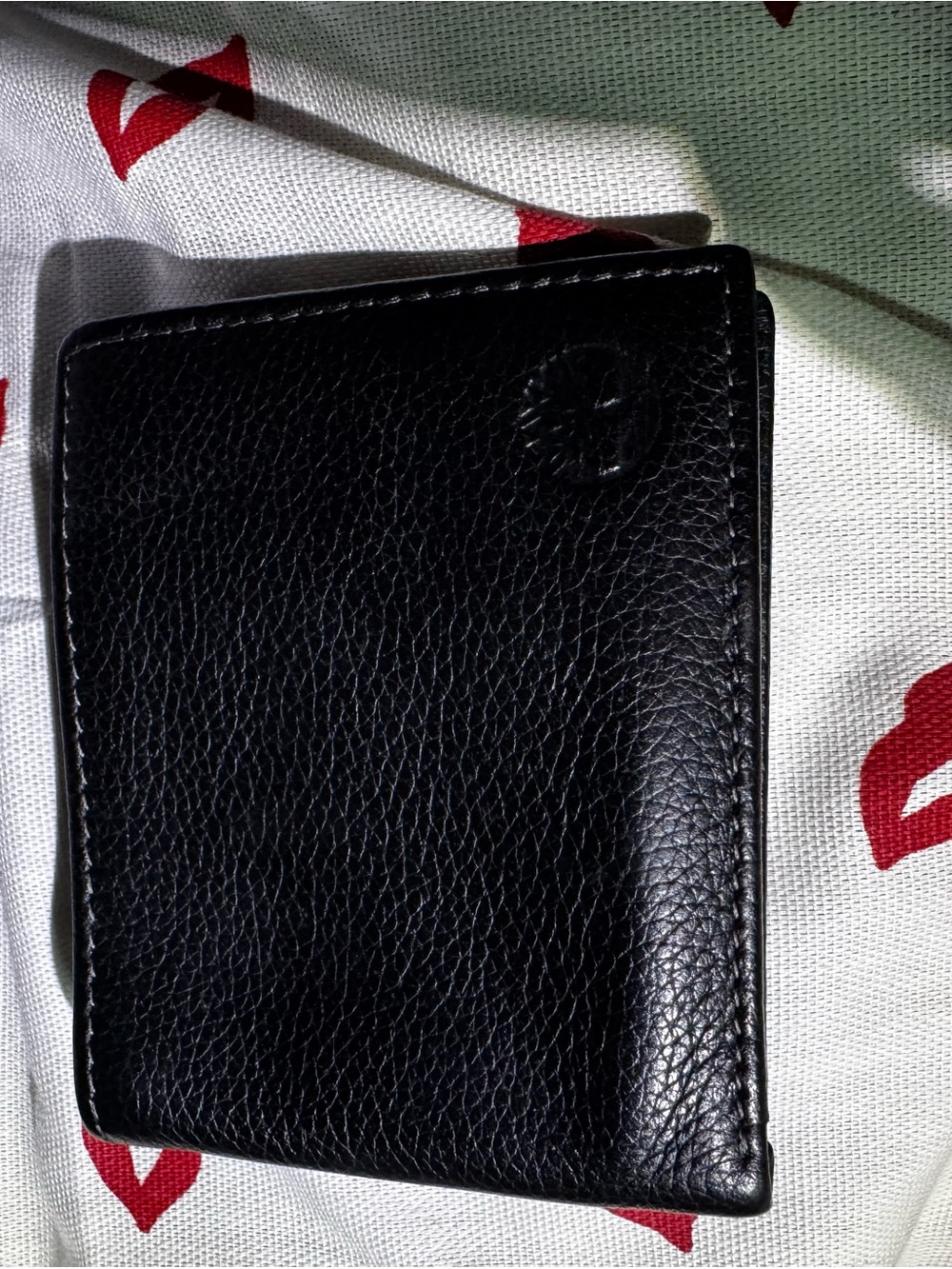 Timberland Black Leather Bi-Fold Wallet
